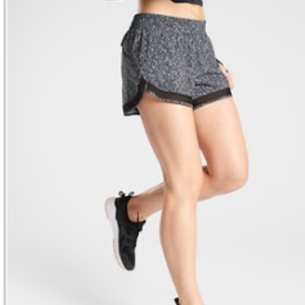 Athleta Mesh Racer Run Short